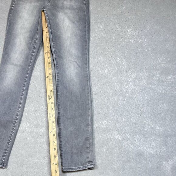 Athleta Sculptek Jeans Womens Size 0 Gray Stretch Skinny Ankle Denim Sculpting - Picture 8 of 13